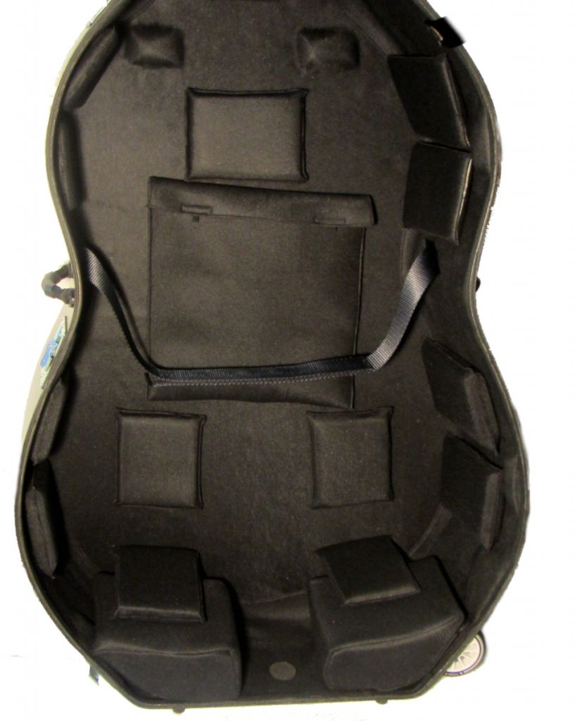 Contrabas koffer carbon B 3/4 4/4 - Afbeelding 6